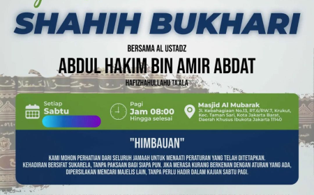 Kajian Kitab Rutin :  Shahih Bukhari Muslim