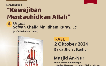 KAJIAN KITAB : "Kewajiban Mentauhidkan Allah" 