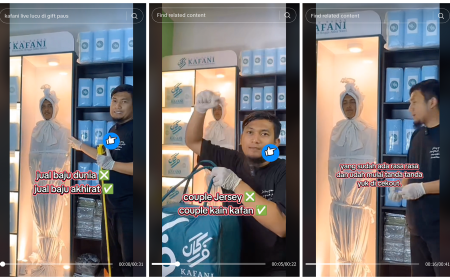 Viral! Jualan Kain Kafan Live di TikTok: Ketika Kebutuhan Akhirat Jadi Tren Marketing yang Kreatif