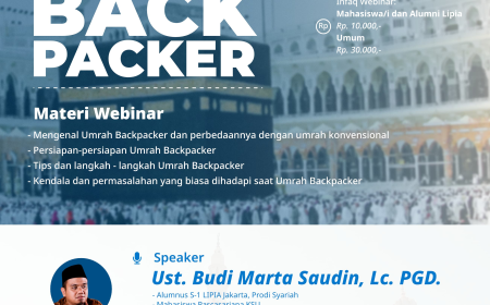 Webinar: Kupas Tuntas Umrah Backpacker