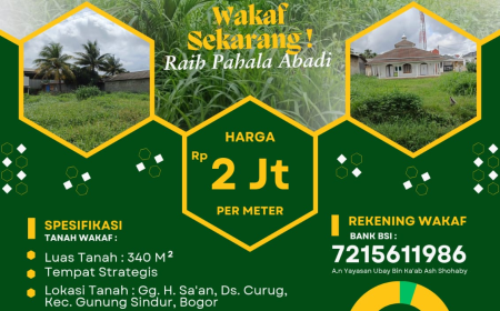 Mau Ikut Mengembangkan Masjid dan Pondok Pesantren?